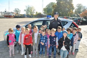 Policjanci odwiedzili przedszkolaków