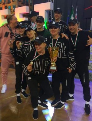 grupa taneczna UDS Family na Mistrzostwach Europy