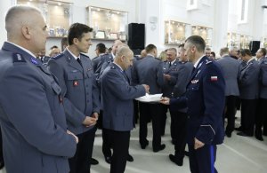 Spotkanie wigilijne kadry kierowniczej garnizonu policji lubelskiej