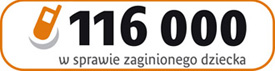 116 000 w sprawie zaginionego dziecka