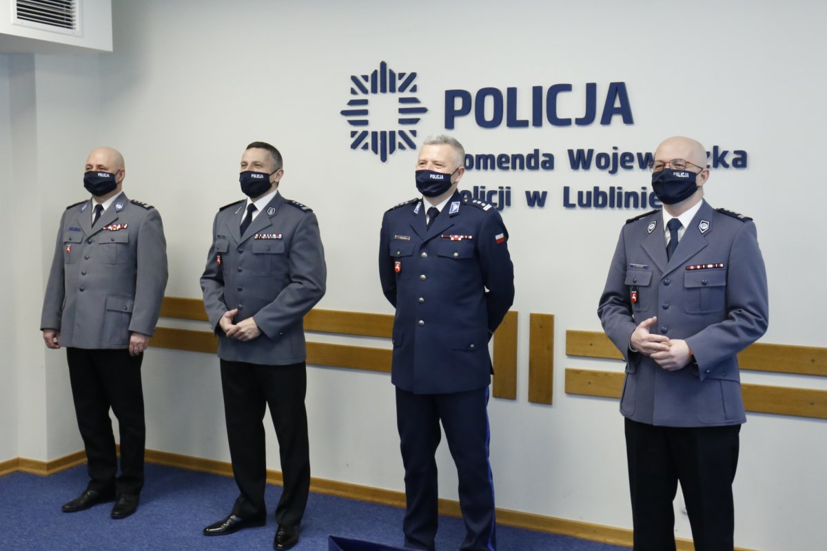Kadra kierownicza Komendy Wojewódzkiej Policji w Lublinie
