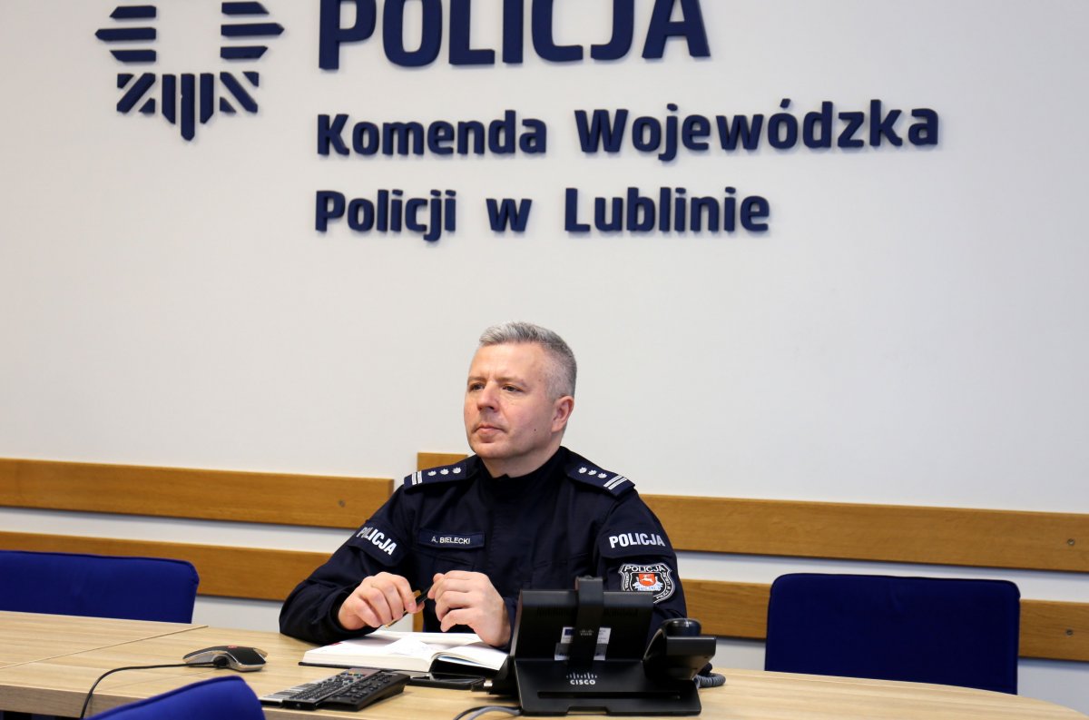 insp. Artur Bielecki Komendant Wojewódzki Policji w Lublinie