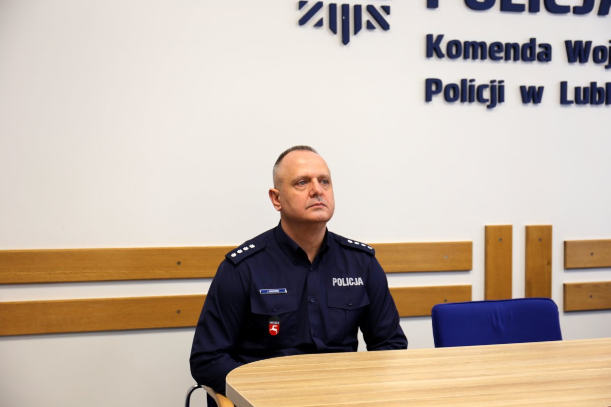 Nadkomisarz Jacek Dzikowski Zastępca Komendanta Wojewódzkiego Policji w Lublinie