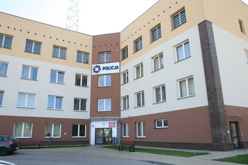 Budynek siódmego Komisariatu Policji w Lublinie