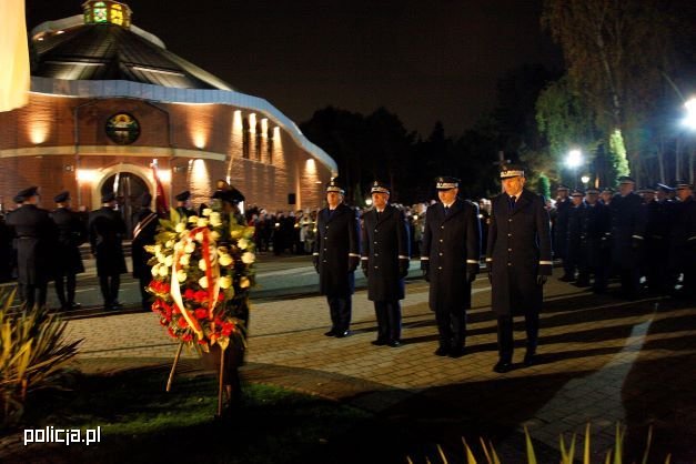 komendanci podczas uroczystości