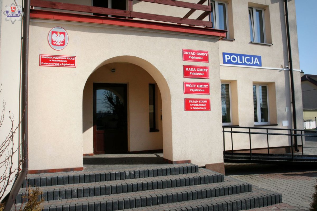 budynek Posterunku Policji w Fajsławicach 