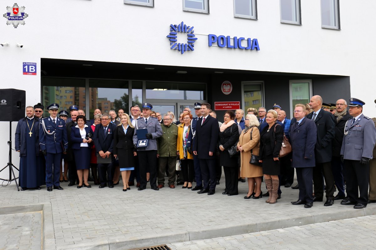 uroczyste otwarcie komisariatu VI Policji w Lublinie