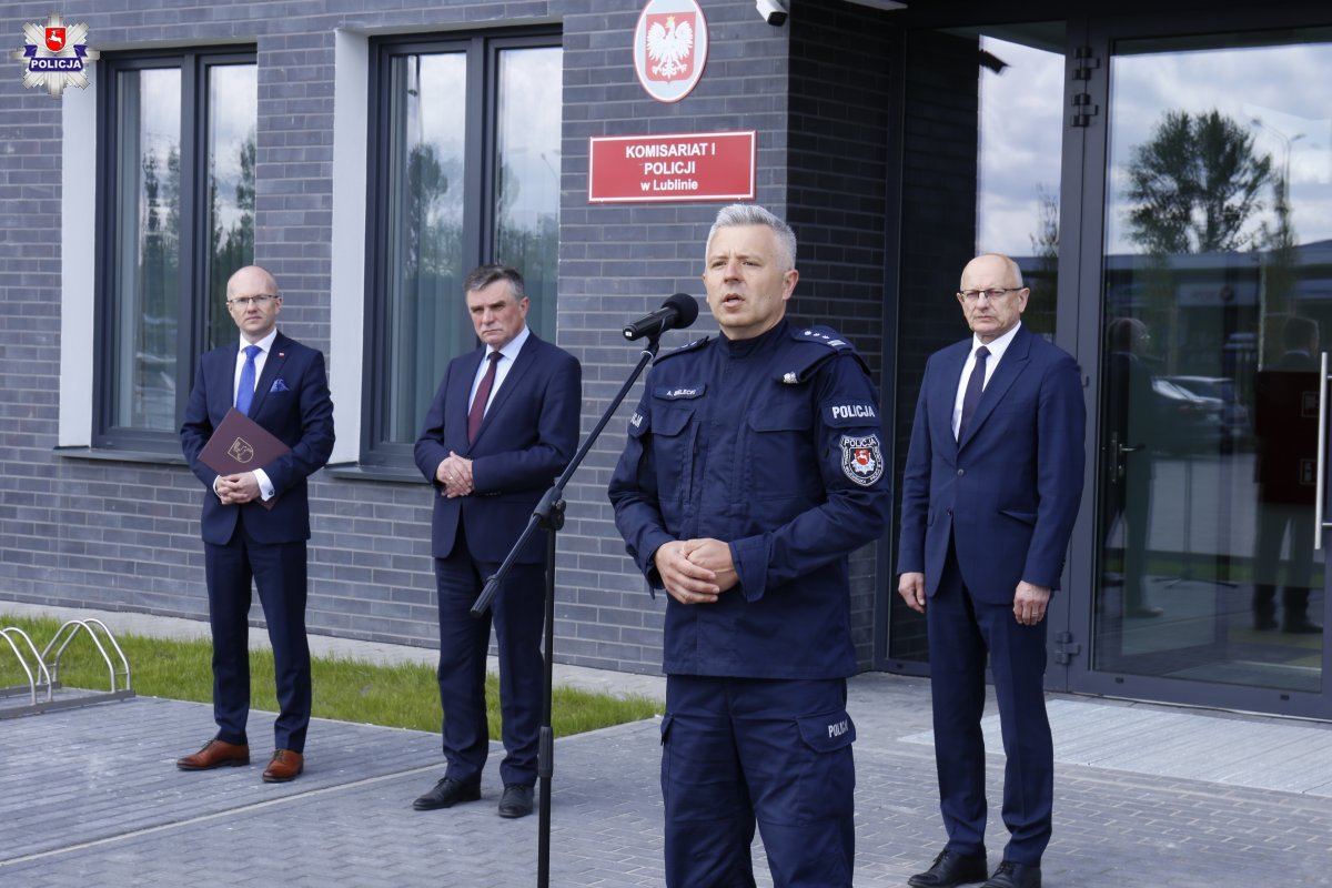 otwarcie komisariatu I Policji w Lublinie - przemówienie Generała 
