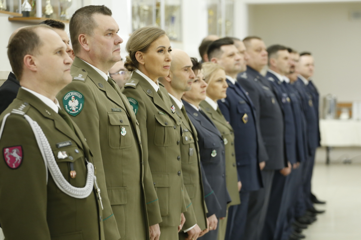  Kadra kierownicza służb mundurowych Lubelszczyzny.