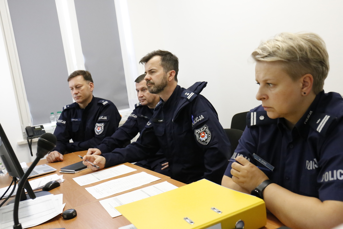 Nad prawidłowym przebiegiem zawodów czuwają policjanci Sztabu Policji Komendy Wojewódzkiej Policji w Lublinie.
