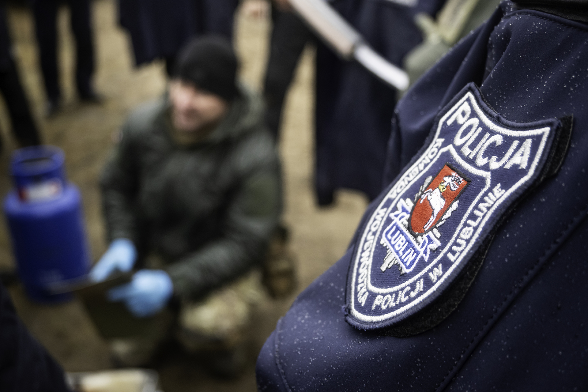 policjanci na szkoleniu