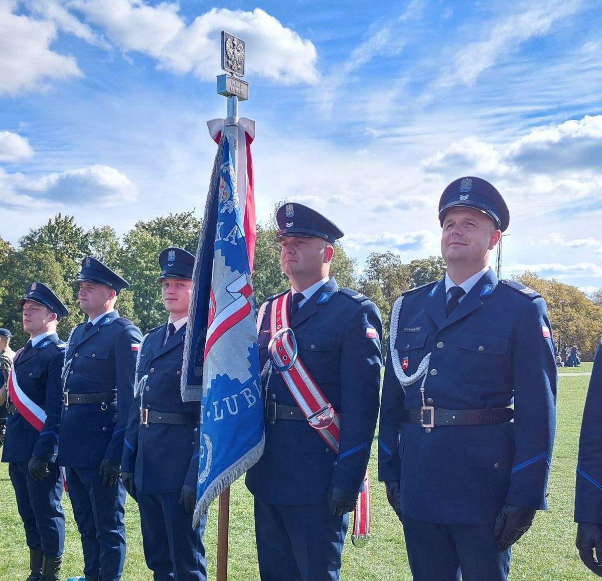 policjanci podczas XXIV Jasnogórskich Spotkaniach Środowiska Policyjnego