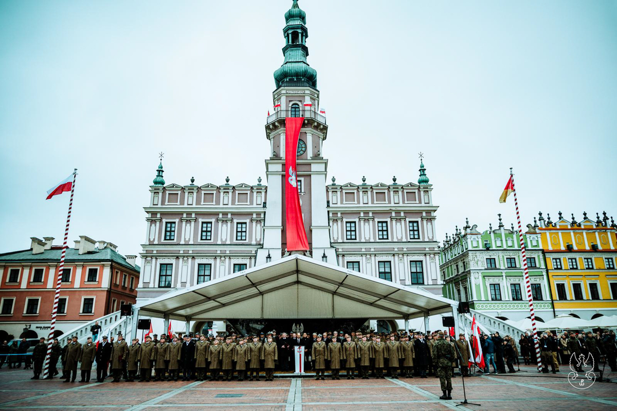 obchody święta Wojsk Obrony Terytorialnej w Zamościu