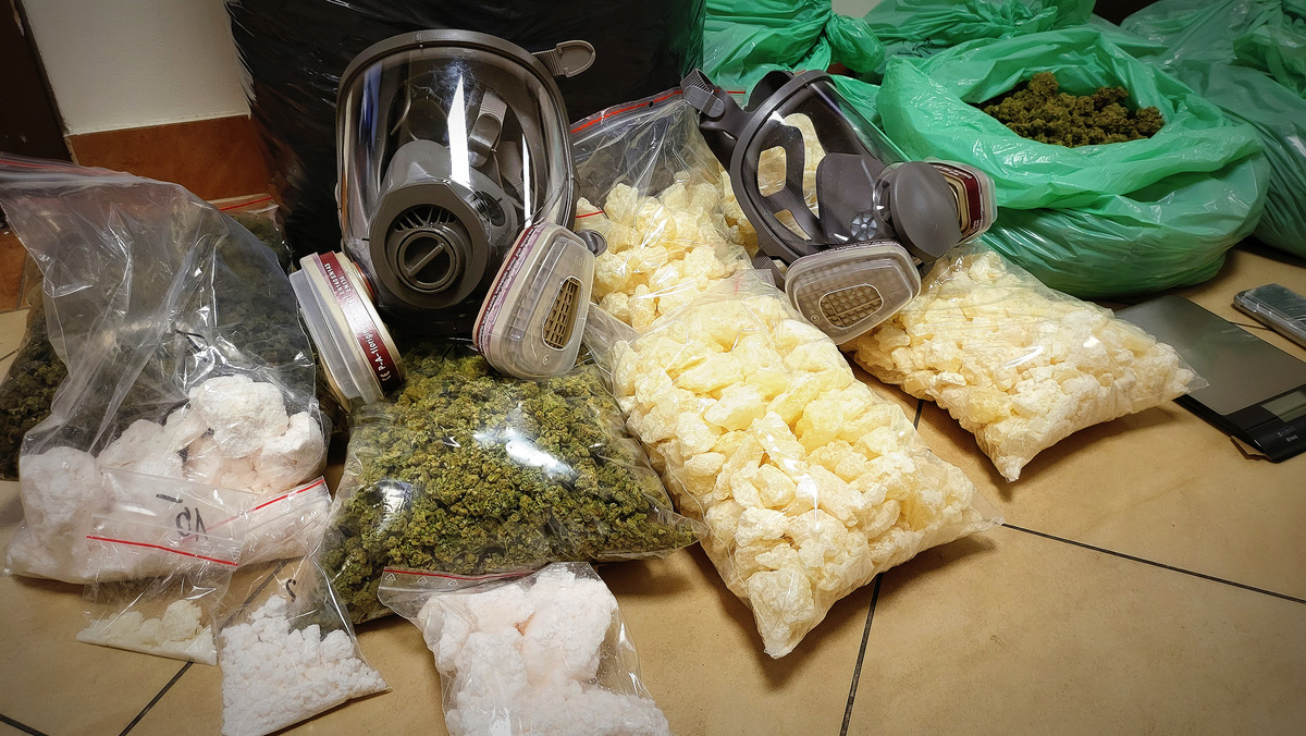 Zabezpieczone narkotyki.