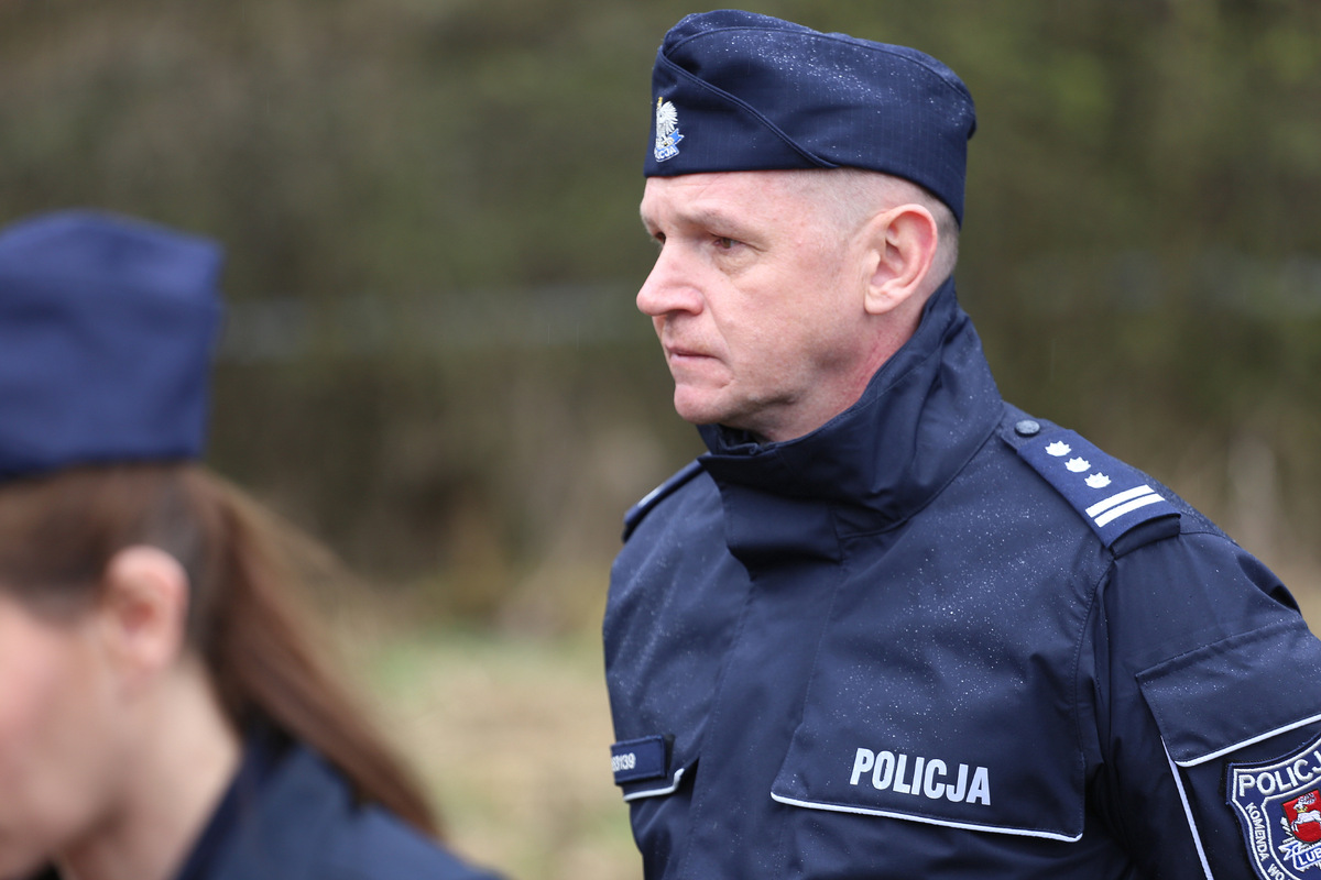 Zastępca Komendanta Wojewódzkiego Policji w Lublinie inspektor Robert Michna 