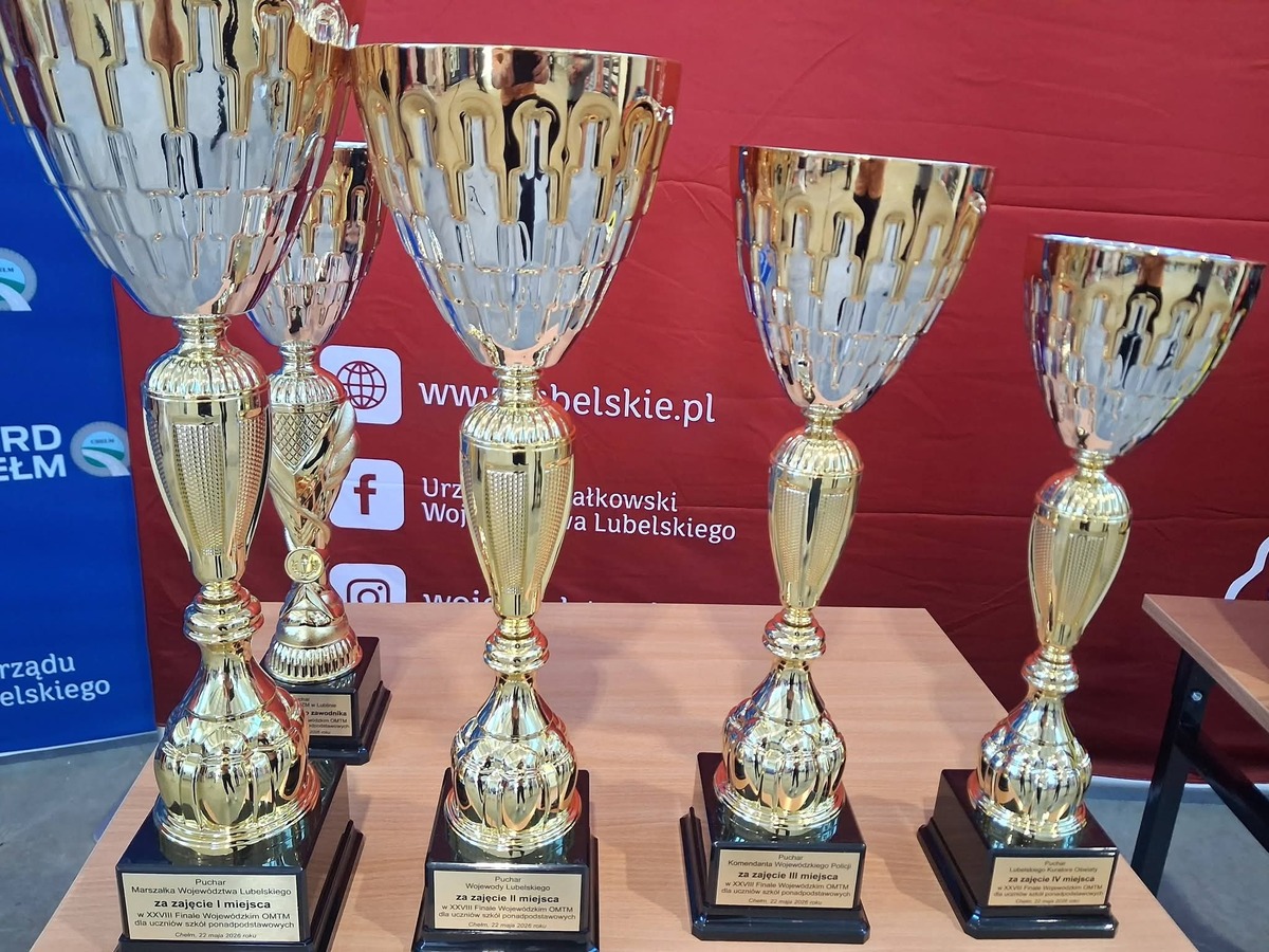puchary dla laureatów