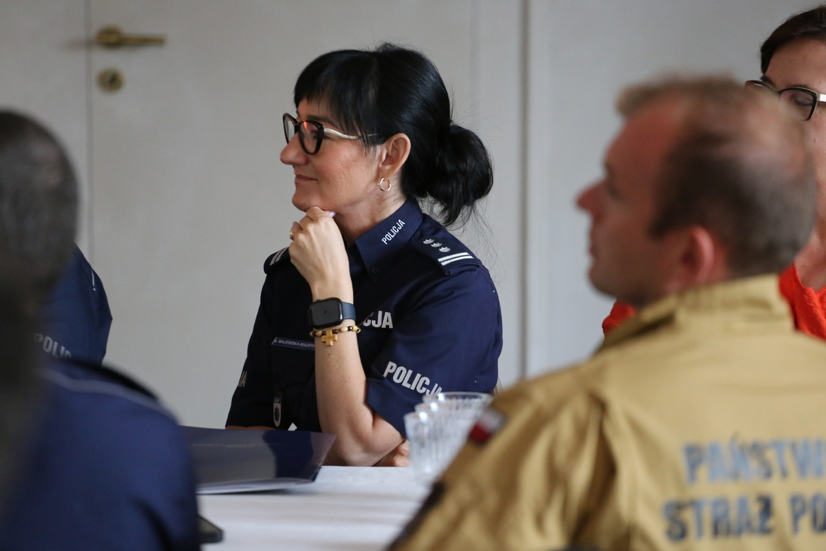 Dyrektor Biura Koordynacji Postępowań Kwalifikacyjnych i Szkolenia Policji KGP inspektor Sylwia Majewska-Mazepa.