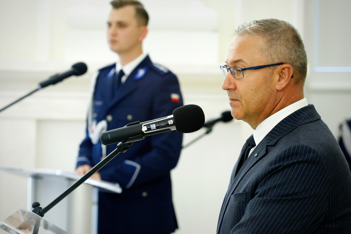 Wicewojewoda Lubelski Pan Andrzej Maj podczas przemówienia.