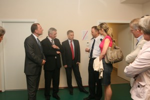 Spotkanie delegacji holenderskiej z komendantem czwartego Komisariatu Policji w Lublinie