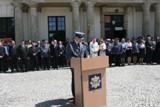 Komendant Wojewódzki Policji w Lublinie przemawia na Święcie Policji