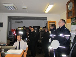 Wizyta delegacji zagranicznych w komisariacie policji