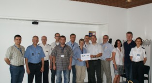 Zdjęcie uczestników wizyty z przedstawicielami Policji berlińskiej