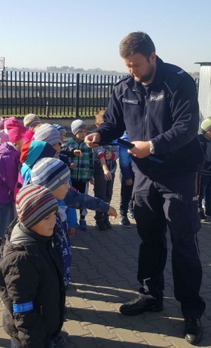 Przedszkolaki odwiedziły posterunek w Nieliszu