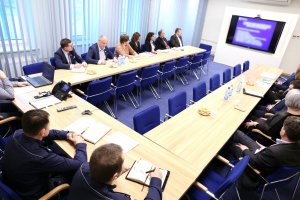 Spotkanie z przedstawicielami lubelskich uczelni w Komendzie Wojewódzkiej Policji w Lublinie