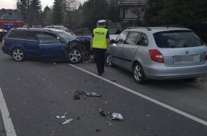 fot. pojazdy biorące udział w wypadku
