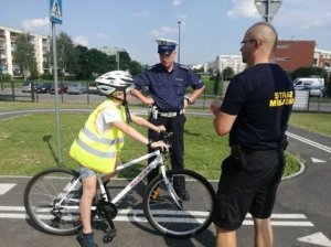 fot. egzaminy na kartę rowerową w Świdniku