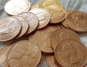 monety jednopensowe