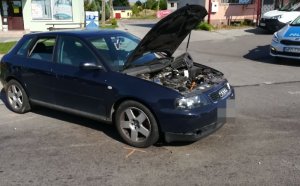 fot. Audi uczestniczące w wypadku