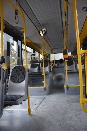 Wnętrze autobusu