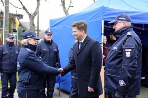 Uroczystości związane z otwarciem nowej siedziby Komisariatu Policji w Rejowcu Fabrycznym