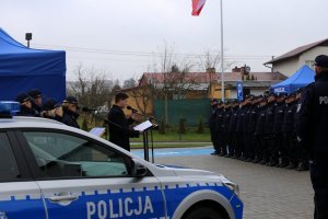 Uroczystości związane z otwarciem nowej siedziby Komisariatu Policji w Rejowcu Fabrycznym