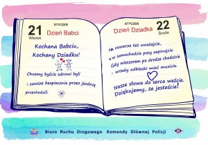 życzenia na Dzień Babci i Dziadka od policjantów ruchu drogowego"