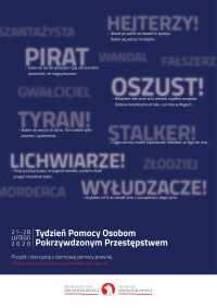 fot. plakat kampanii Tydzień Pomocy Osobom Pokrzywdzonym Przestępstwem