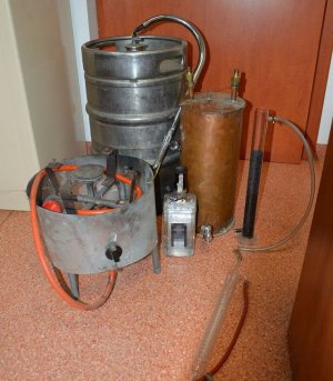 aparatura do nielegalnej produkcji alkoholu