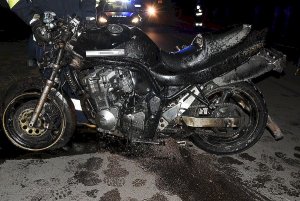 uszkodzony motocykl suzuki