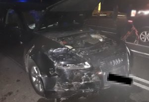 uszkodzony pojazd z wypadku