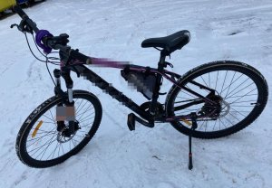 rower znaleziony na terenie miasta