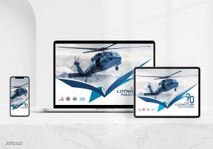 tapeta policyjna na tablet i telefon z obrazkiem helikoptera