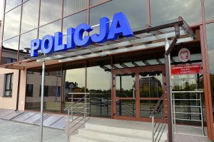 budynek komendy w Łęcznej