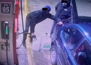 kradzież paliwa na stacji paliw