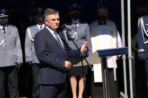 Uroczystości nadania sztandaru Komendzie Powiatowej Policji w Łukowie