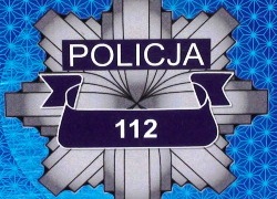 logo gwiazda policji na radiowozie