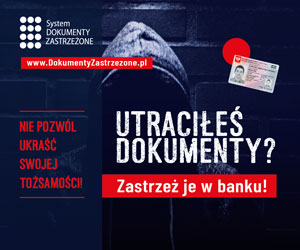 plakat kampanii z napisem utraciłeś dokumenty?