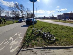 zderzenie pojazdu z rowerem