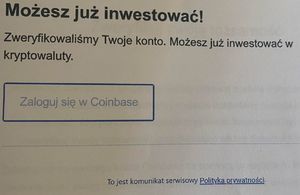 scan z monitora na temat platformy inwestycyjnej