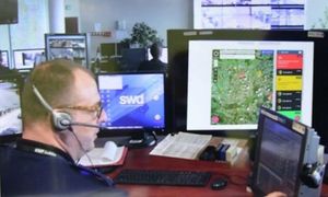 dyżurny podczas pracy